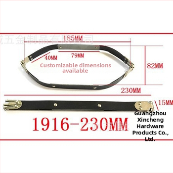 Klip za otvor torbe — mangan čelik, dizajn opružnog džepnog klipsa, dodaci za torbe, prilagodljivo od Letter City