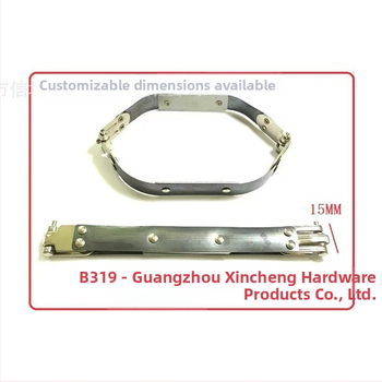 Klip za otvor torbe — mangan čelik, dizajn opružnog džepnog klipsa, dodaci za torbe, prilagodljivo od Letter City