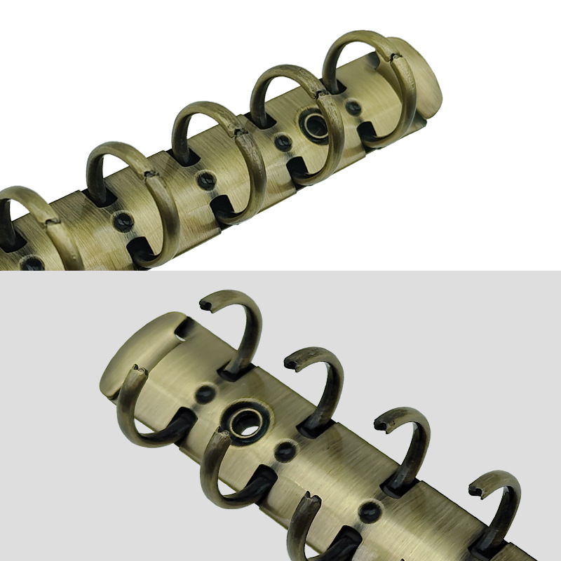 Metalni klips za dokumente s 6 rupa, model Ltr130-6-20/20, pakirano u kutiji