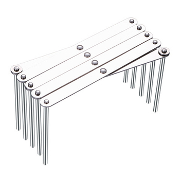 Rozsdamentes acélból készült összecsukható edény- és tálállvány – többfunkciós, konyhákhoz és éttermekhez, modern egyszerű stílus