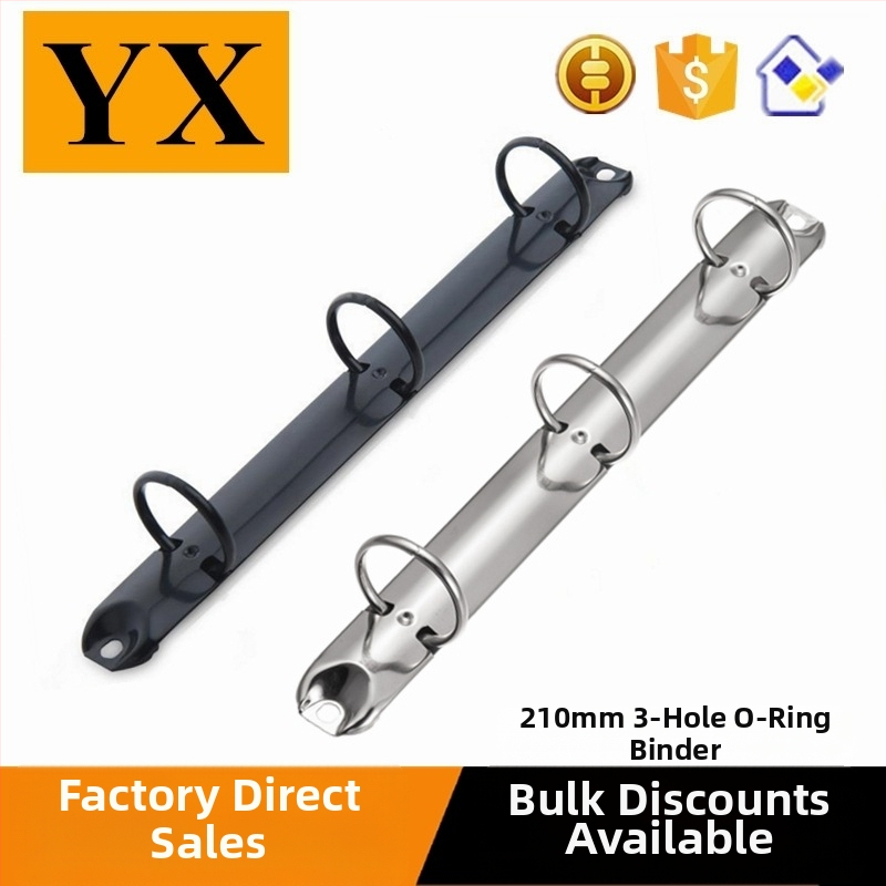 4-ručni D-prsten metalni klip za fascikle, PD292-4-76/36 — unutarnji promjer rupe 76 mm; donja širina 36 mm; duljina klipa 292 mm