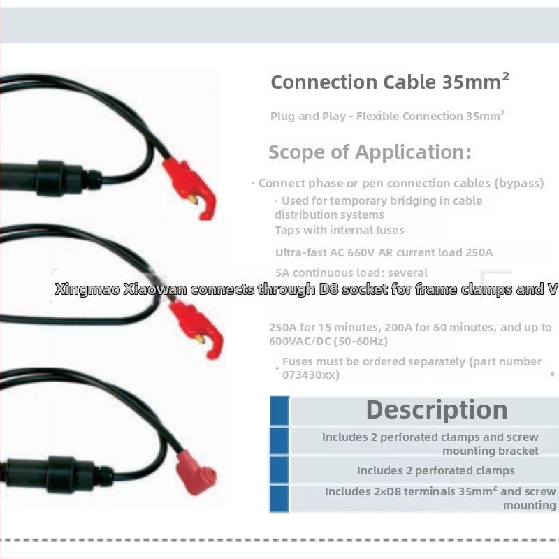Električni spojni kabel 35 mm2 • Weienke • Power Construction • artikl 4018 • za rad pod naponom