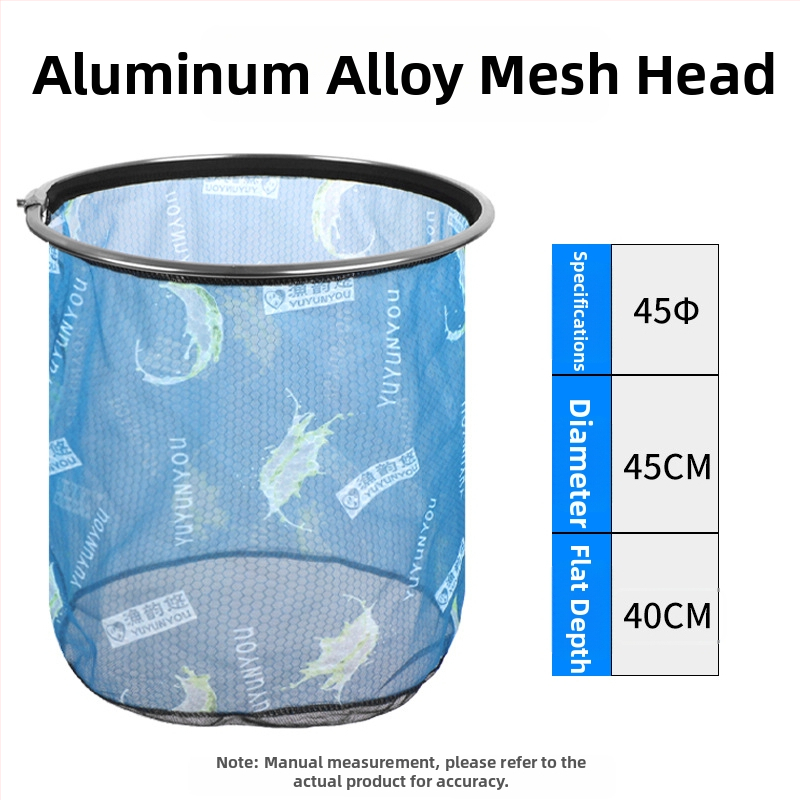 Hlavica siete z hliníkovej zliatiny pre rybársku sieť, vylepšená verzia, prehĺbená, Anti-Hook, odolná voči úniku vody (Materiál: hliníková zliatina; Zaťaženie: Iné; Hĺbka: Iné)