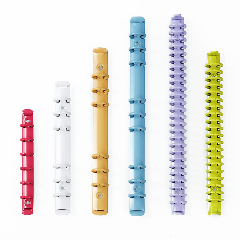 O-tip metalni klips za mape s odvojivim kopčom, pastelne makaron boje, model A5B5A6A7
