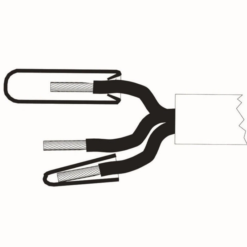 Konusna zaštitna kapica za kraj kabla za rad pri naponu 0,4 kV, model Power Construction, marka Weienke
