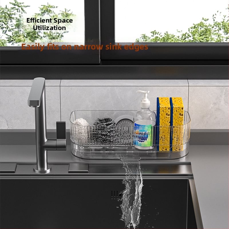 Stalak za pohranu uz kuhinjsku sudoperu – PE materijal, funkcija skladištenja, prilagodljiv s tiskom logotipa, lansiran 2025.9