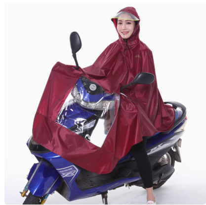 Poncho pentru vehicule electrice – material PVC, strat impermeabil din adeziv PVC, pentru adult, o singură persoană, stil modern