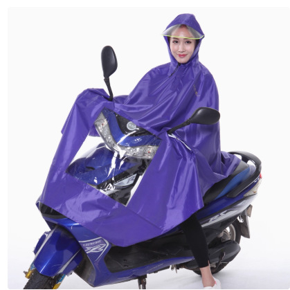 Poncho pentru vehicule electrice – material PVC, strat impermeabil din adeziv PVC, pentru adult, o singură persoană, stil modern