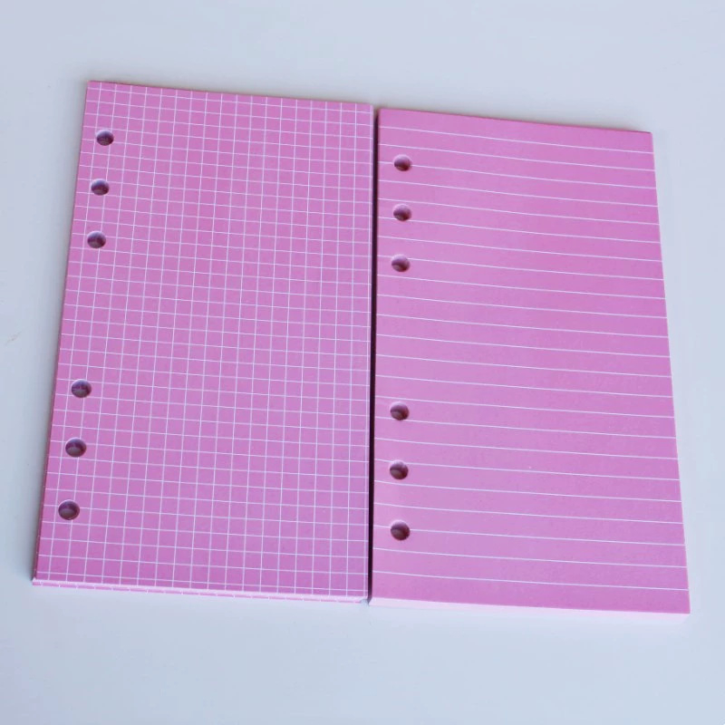 Refill pentru jurnal de călătorie cu foi detașabile, 40 foi, hârtie 100 g, 6 găuri