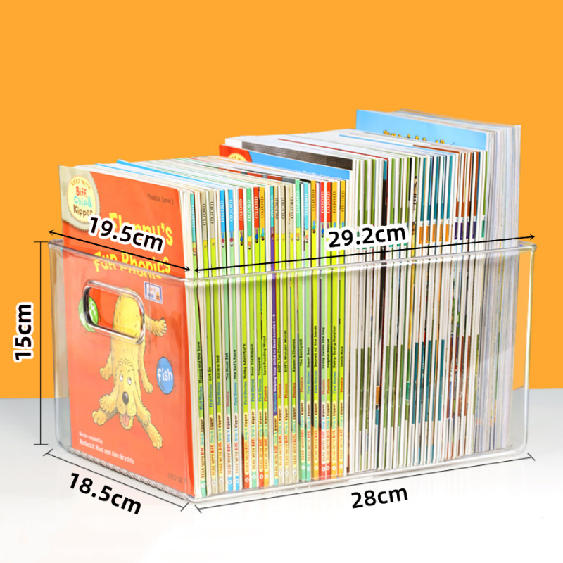 Kutija za stolno skladištenje YM999, PET plastika, kapacitet 1 L, bez poklopca, Escape Cat