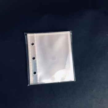 Huihe Prozirni PP Mini Binder s 3 rupama, razmak rupa 3 cm, 20 listova