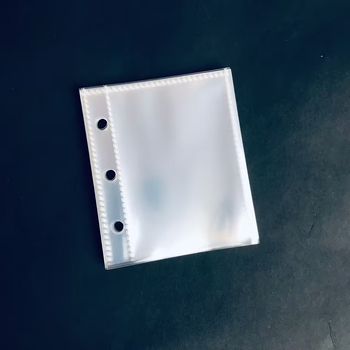 Huihe Prozirni PP Mini Binder s 3 rupama, razmak rupa 3 cm, 20 listova