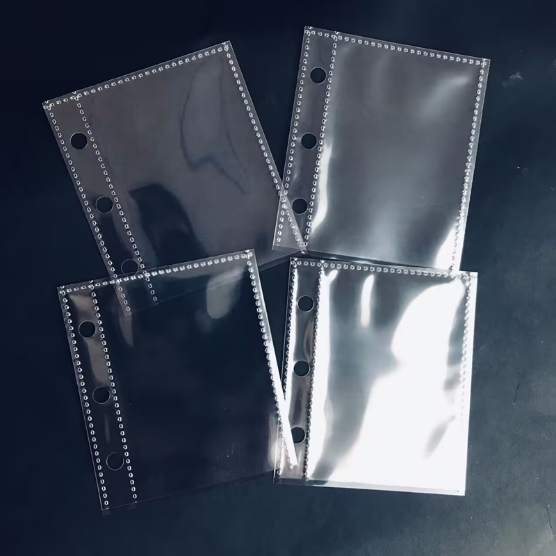 Huihe Prozirni PP Mini Binder s 3 rupama, razmak rupa 3 cm, 20 listova