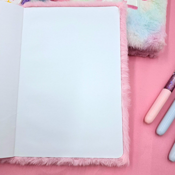 Σημειωματάριο με εξώφυλλο από ύφασμα, κεντημένος μονόκερος σε βελούδινο κάλυμμα, δέσιμο γαλλικού τύπου, χαρτί 70 gsm, 50–100 σελίδες, δημιουργικό στυλ