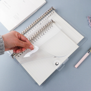 ZS 6018 Jurnal cu husă din PVC moale și carcasă detașabilă pentru foi, găuri 20/26, compatibil cu refili de foi