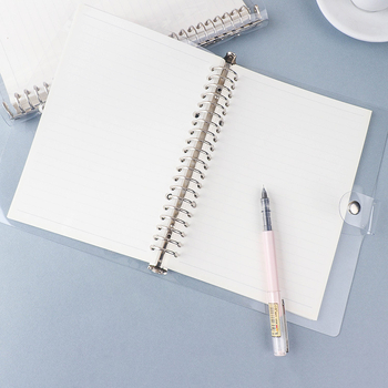 ZS 6018 Jurnal cu husă din PVC moale și carcasă detașabilă pentru foi, găuri 20/26, compatibil cu refili de foi