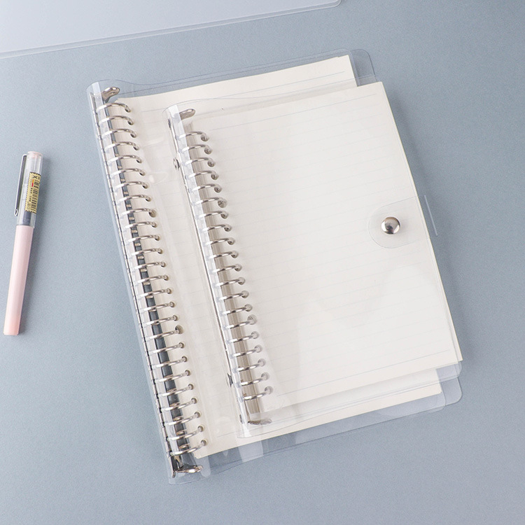 ZS 6018 Jurnal cu husă din PVC moale și carcasă detașabilă pentru foi, găuri 20/26, compatibil cu refili de foi