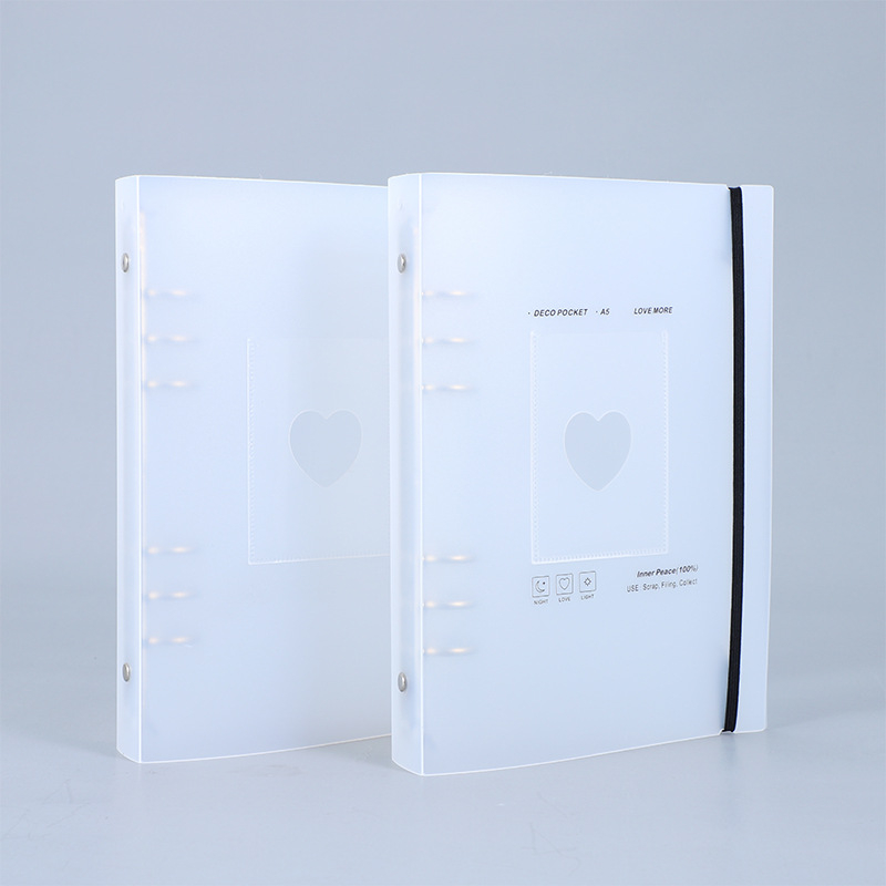 6 lyukas fűzőmappa rugalmas fedéllel, modell C-001, PP belső lapok, 45 lap