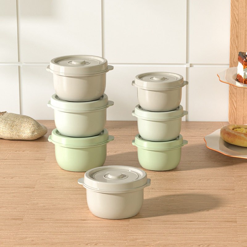 Posuda za sos i dresing, 8-komadni set s poklopcima, kompaktna kutija za ponijeti — Materijal: Plastika; Uvoz: Ne; Stil: Moderno jednostavno