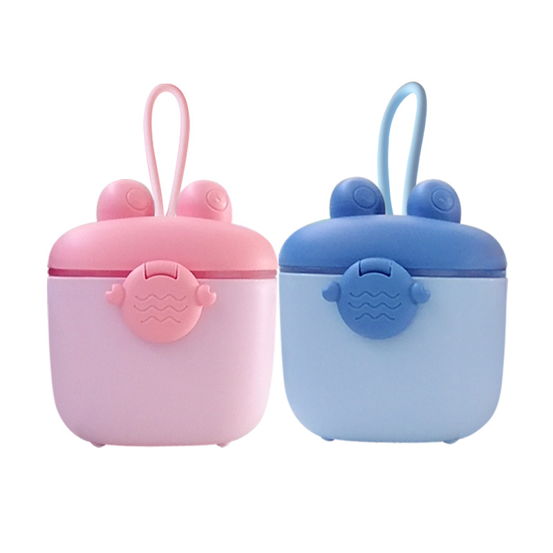 Dvostruka kutija za skladištenje bebine formule u prahu, zatvoren prijenosni spremnik za formulu, rižine žitarice i grickalice, za dob djece 0–3 godine