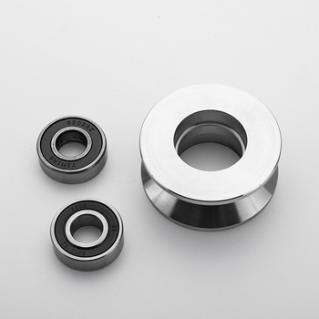 Meixuan Industry ipari rozsdamentes acél (201/304) egylábas görgőcsapágy, H/V/U típusok, pályagörgő kerék, mozgó ajtókhoz és gépekhez