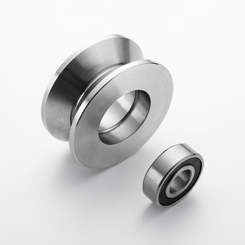 Meixuan Industry ipari rozsdamentes acél (201/304) egylábas görgőcsapágy, H/V/U típusok, pályagörgő kerék, mozgó ajtókhoz és gépekhez