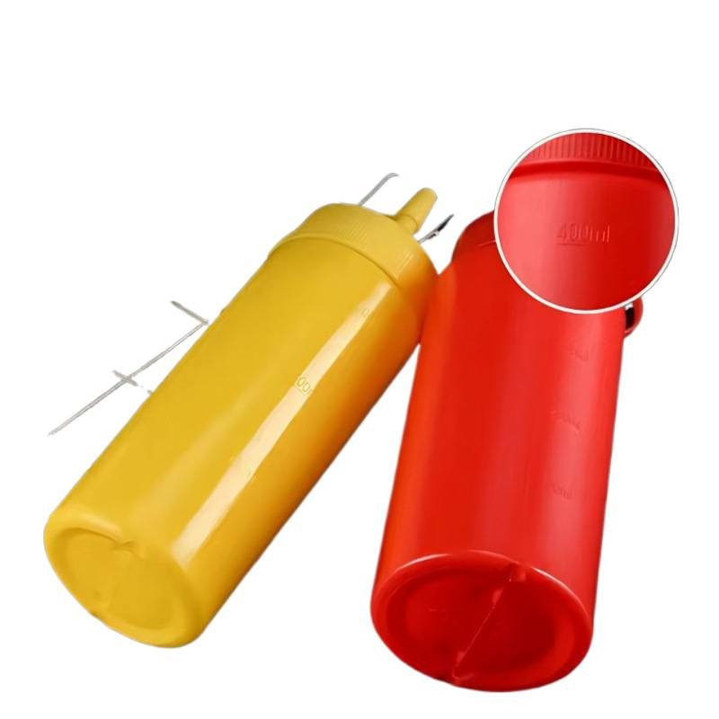 Élelmiszer-minőségű műanyag szószadagoló üveg vastagított fúvóka, kereskedelmi használatra