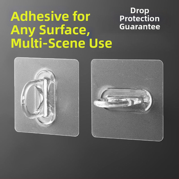 Kruhový samolepiaci vešiak na stenu — multifunkčná zostava s tromi radmi háčikov, nosnosť 20–30 kg