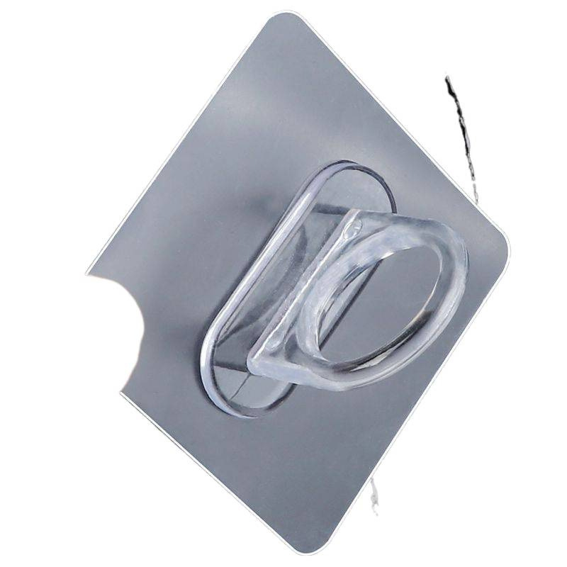 Cârlig circular auto-adeziv pentru perete — ansamblu de depozitare cu trei rânduri de cârlige, capacitate 20–30 kg