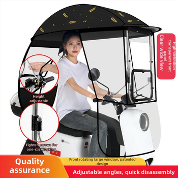 Umbrelă de soare cu 3 arce din fibră, deschidere/închidere manuală, protecție UPF 40+, rotire, rezistentă la vânt și ploaie