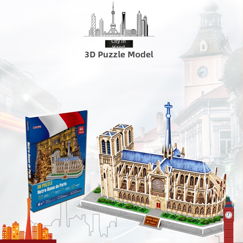 Trojrozmerná papierová skladačka — DIY, značka nosto/Northto, pre 7–14 rokov.