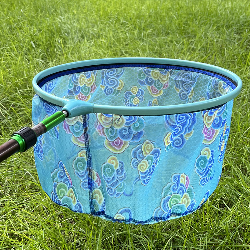 Алуминиево-сплавна глава за риболовна мрежа, разглобяема и заменяема мрежа, кръгла форма, защита от закачане, бързосъхнеща мрежа