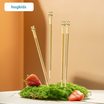 Ξυλάκια φαγητού για παιδιά - καρτούν στυλ, PPSU-P300 υλικό, κατάλληλο από 3 ετών, Hogokids, 120 σετ