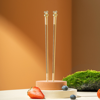 Ξυλάκια φαγητού για παιδιά - καρτούν στυλ, PPSU-P300 υλικό, κατάλληλο από 3 ετών, Hogokids, 120 σετ