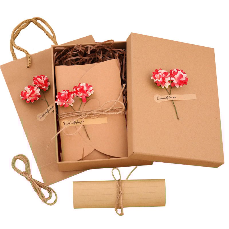 Σετ χαρτιού επιστολών και φακέλων σε κουτί δώρου, στυλ παραθύρου φακέλου, ρομαντική αρχαϊκή αισθητική, αγάπη επιστολής, ρετρό δώρο