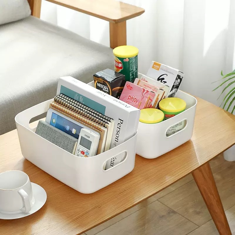 Desktop kutija za skladištenje nakita, bez poklopca, plastična, 10 pretinaca, moderan minimalistički stil