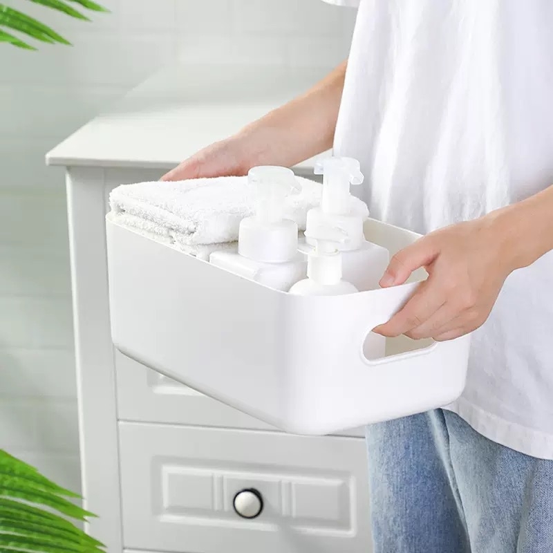 Desktop kutija za skladištenje nakita, bez poklopca, plastična, 10 pretinaca, moderan minimalistički stil