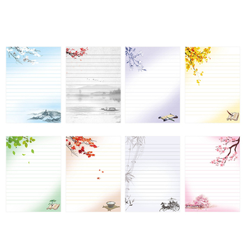 Xin Guo Μικτή Χαρτί Επιστολών, Offset Χαρτί, Στυλ Κινέζικου Φακέλου, 40 Φύλλα