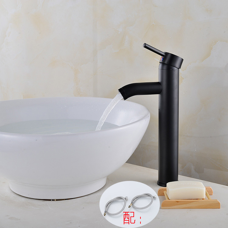 Nehrđajući čelični slavina za umivaonik u kupaonici – miješalica s keramičkim jezgrom, vertikalna instalacija, 0–90°C radna temperatura, ulaz/izlaz 10 mm