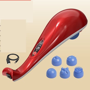 Συσκευή μασάζ δελφινιών, ηλεκτρικό ραβδί μασάζ, πολυλειτουργικό μασάζ για ώμους, αυχένα, πλάτη και πόδια, ένα εξαιρετικό δώρο για γονείς και ηλικιωμένους.