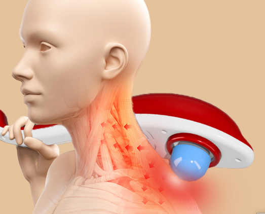 Συσκευή μασάζ δελφινιών, ηλεκτρικό ραβδί μασάζ, πολυλειτουργικό μασάζ για ώμους, αυχένα, πλάτη και πόδια, ένα εξαιρετικό δώρο για γονείς και ηλικιωμένους.