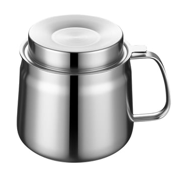 Lonac za ulje od 304 nerđajućeg čelika, kuhinjski filtar za ulje, otporno na curenje, veliki kapacitet