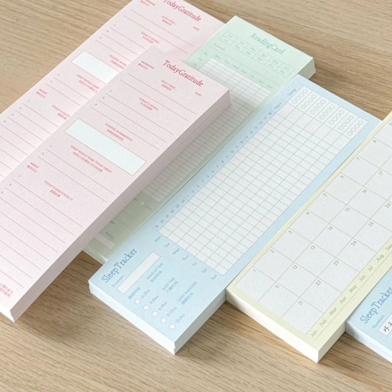 Caiet – urmărire lectură, înregistrare disciplină personală, în formă de cărămidă, Brand Tsubakiya Shop