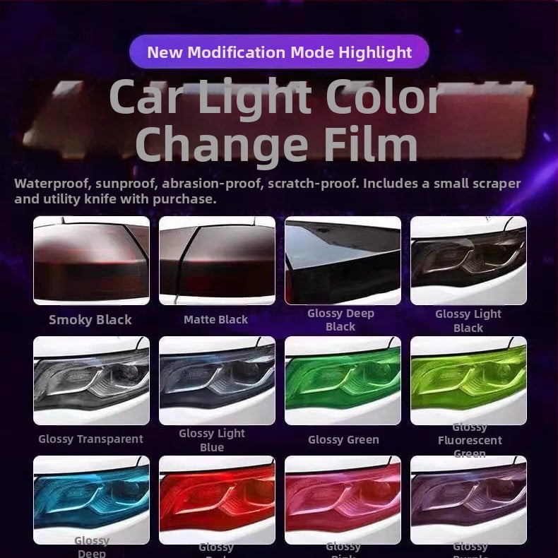 Innocence etichetă pentru faruri auto, adezivă, monocromă, personalizabilă