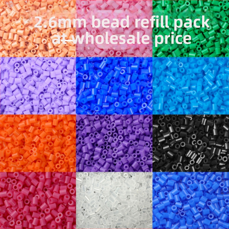 Fused Bean doplnkový balík – DIY ploché puzzle hračka, plast, pre vek 7–14 rokov