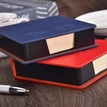 Beingmove kutija za bilješke od PU kože, model 256121, moguć ispis logotipa, kapacitet 140 bilješki