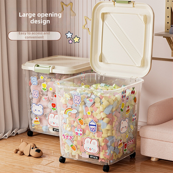 Container de depozitare a orezului - rezistent la umezeală, la insecte, din plastic PP (Capacitate: 7–8 L; Compatibil cu alimente)