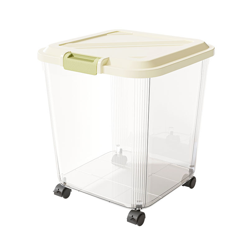 Container de depozitare a orezului - rezistent la umezeală, la insecte, din plastic PP (Capacitate: 7–8 L; Compatibil cu alimente)