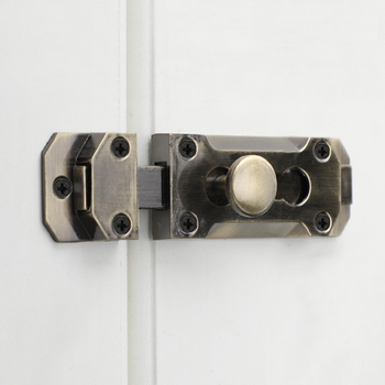 Zasun za vrata i prozore tipa A, model 9202, cink legura, antički stil, marka Aichmann