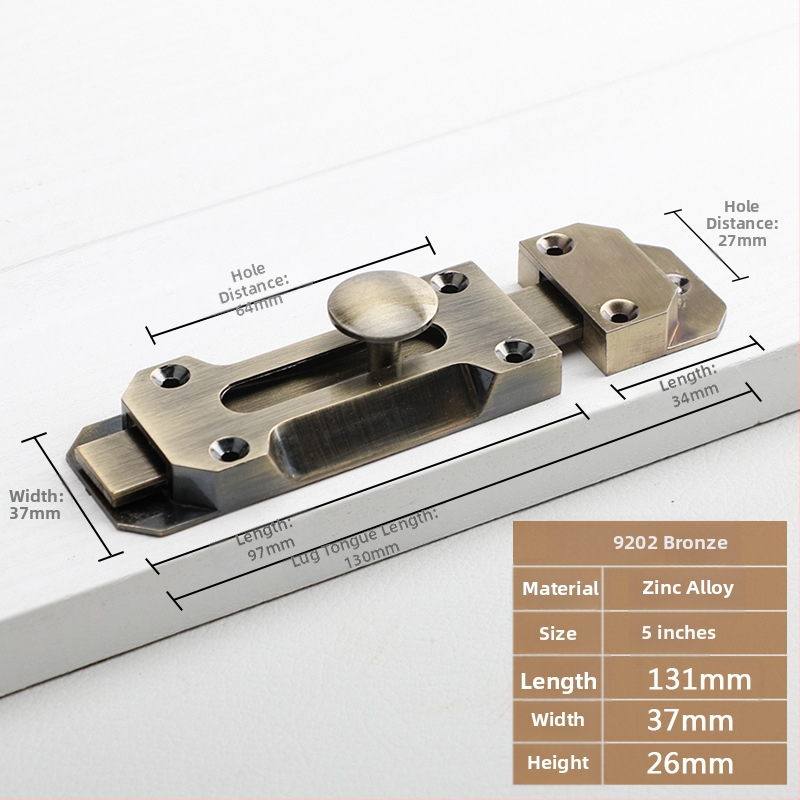 Zasun za vrata i prozore tipa A, model 9202, cink legura, antički stil, marka Aichmann